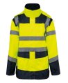 Werkjas WK veiligheidsparka 4-in-1 High Visibility Geel-Navy